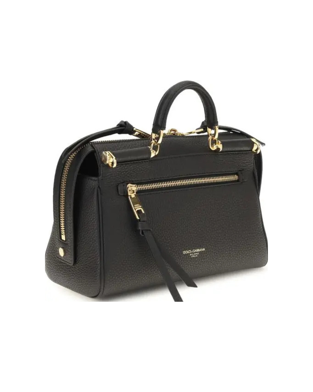 Dolce & Gabbana Leather Bos Taurus Handbag