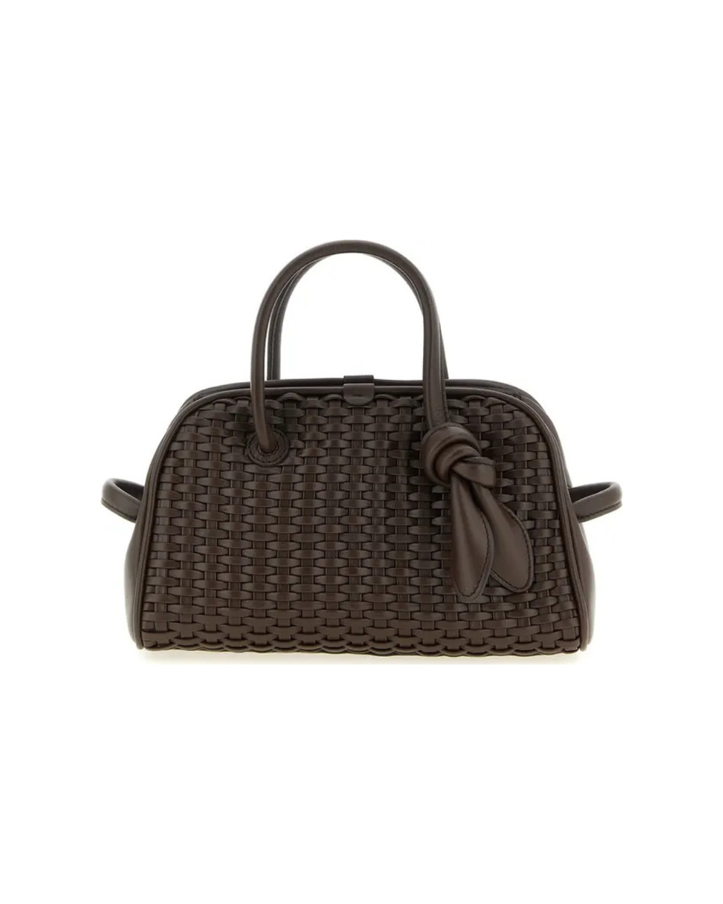 Jacquemus Brown Cotton Handbag