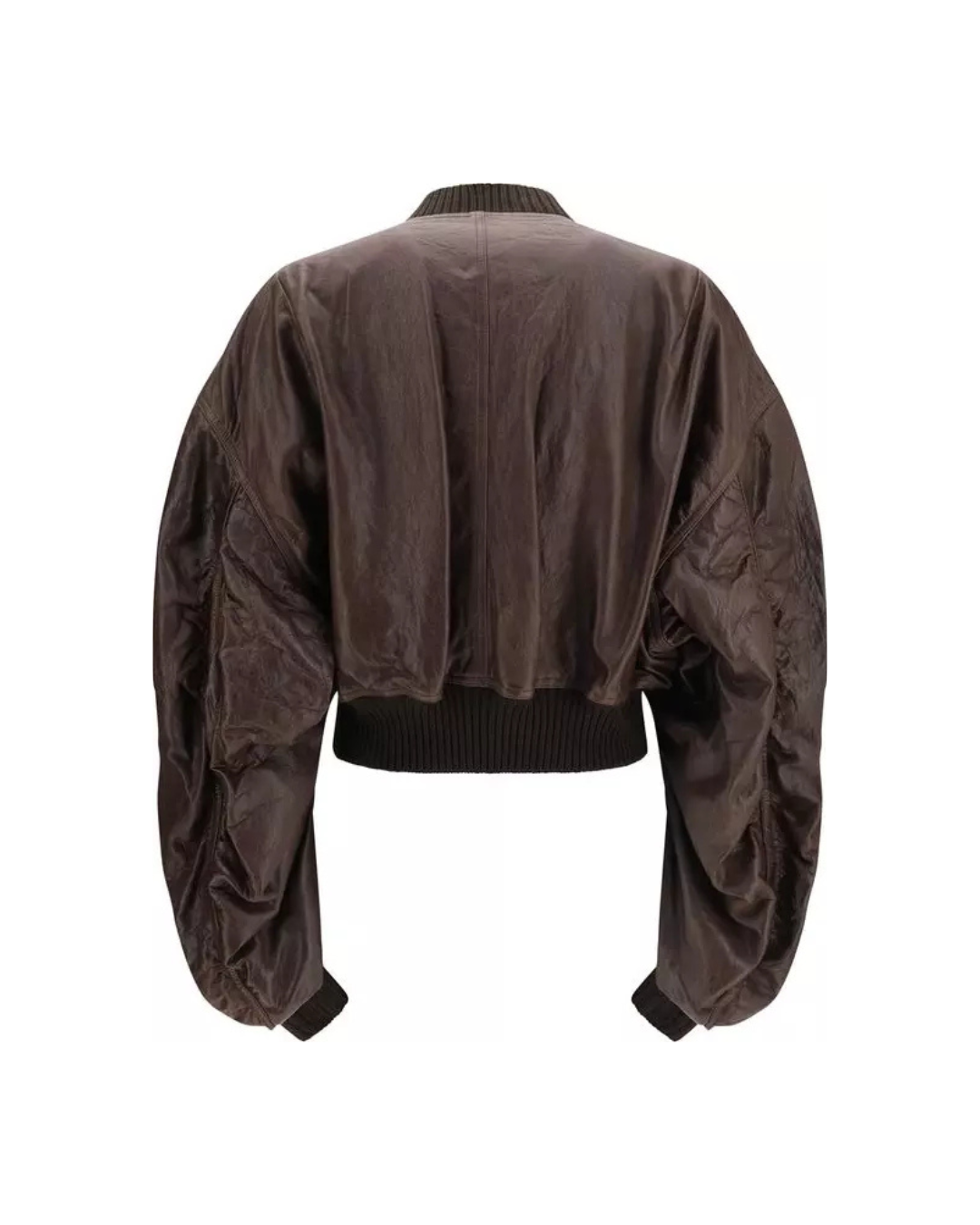 Rick Owens Leather Bos Taurus Bomber
