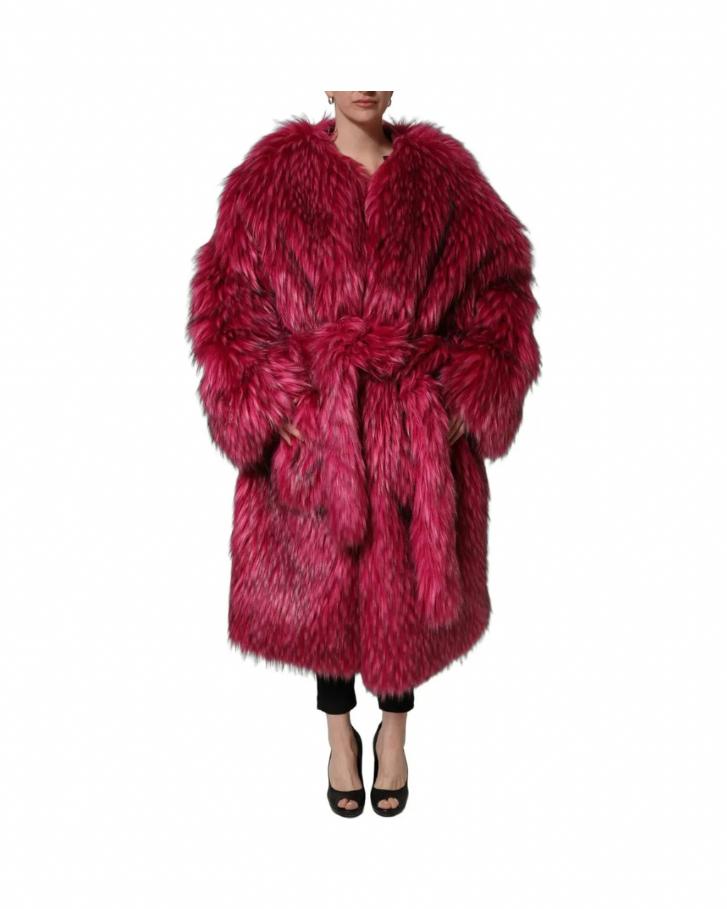 Dolce & Gabbana Faux Fur Coat