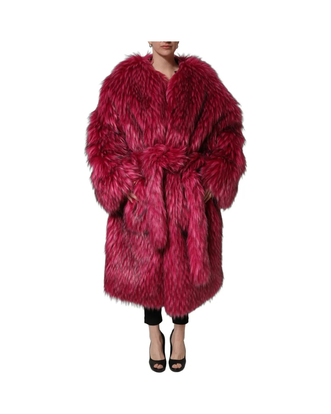 Dolce & Gabbana Faux Fur Coat