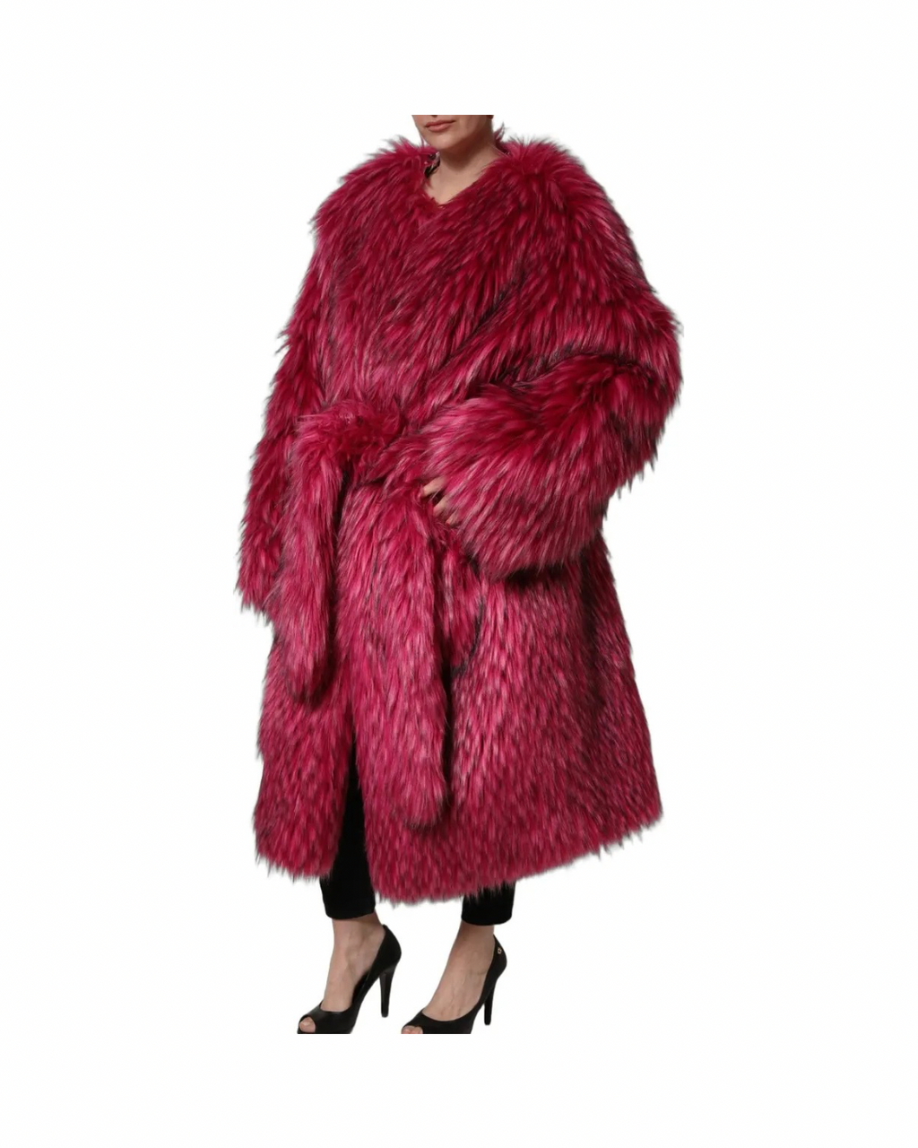 Dolce & Gabbana Faux Fur Coat