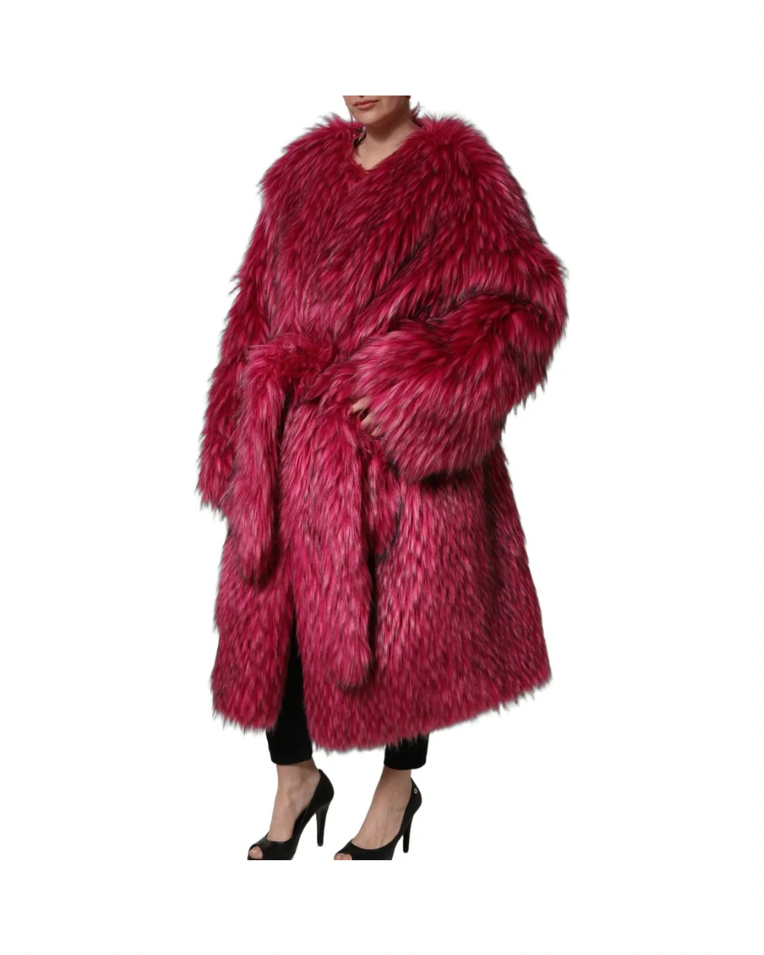 Dolce & Gabbana Faux Fur Coat