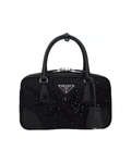 Prada Black Fabric Handbag