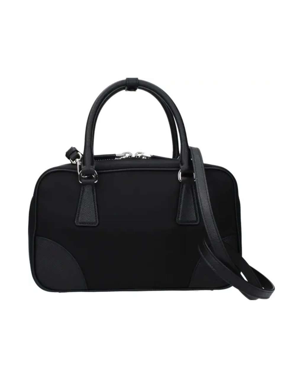 Prada Black Fabric Handbag