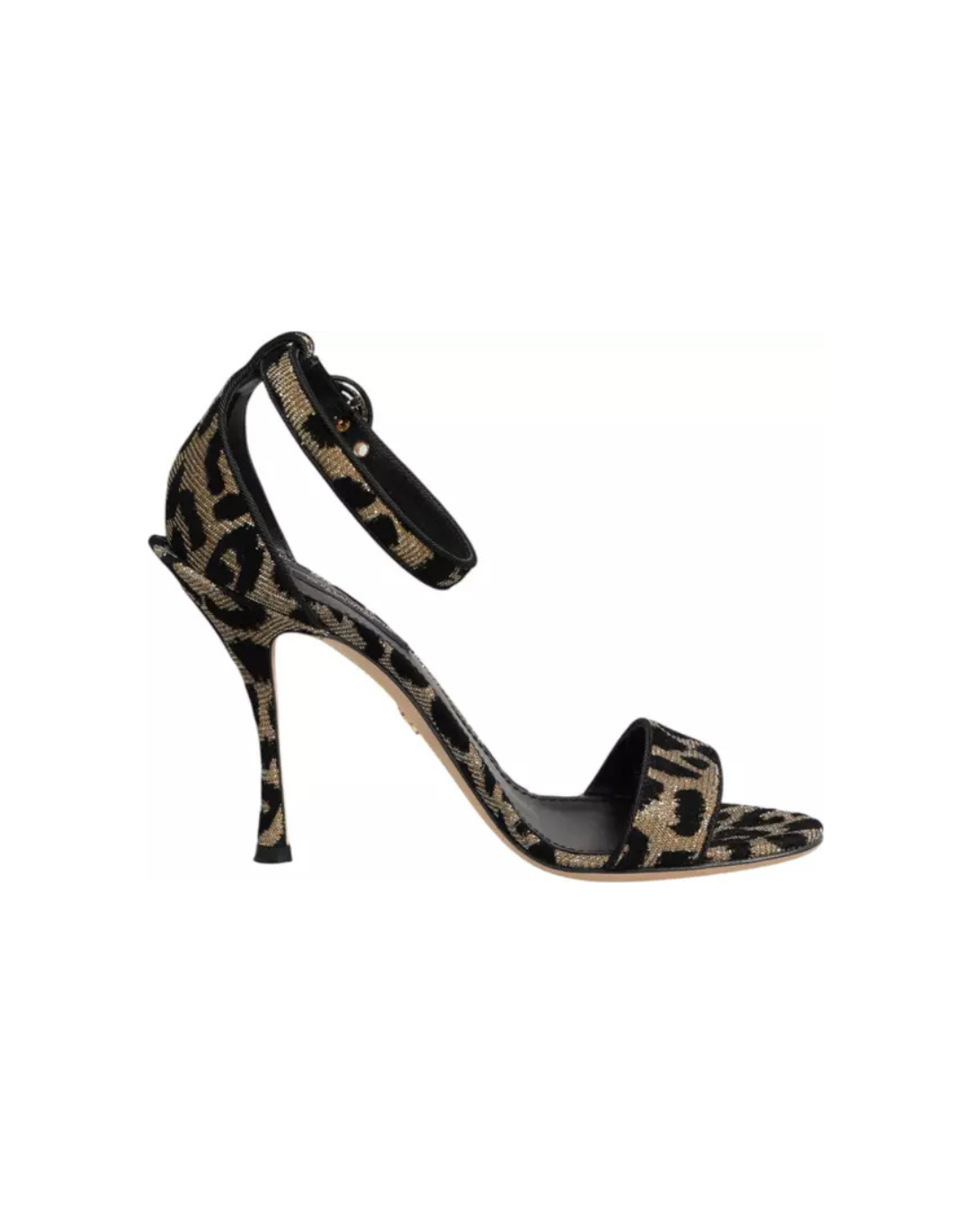 Dolce & Gabbana Gold Leopard Heels