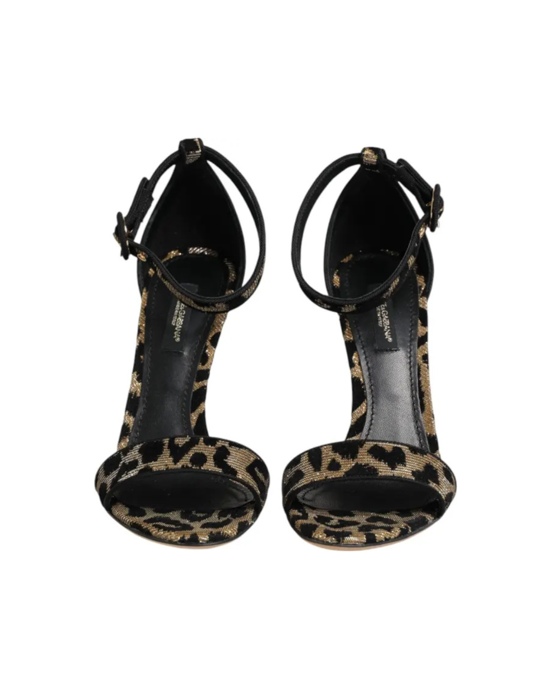 Dolce & Gabbana Gold Leopard Heels