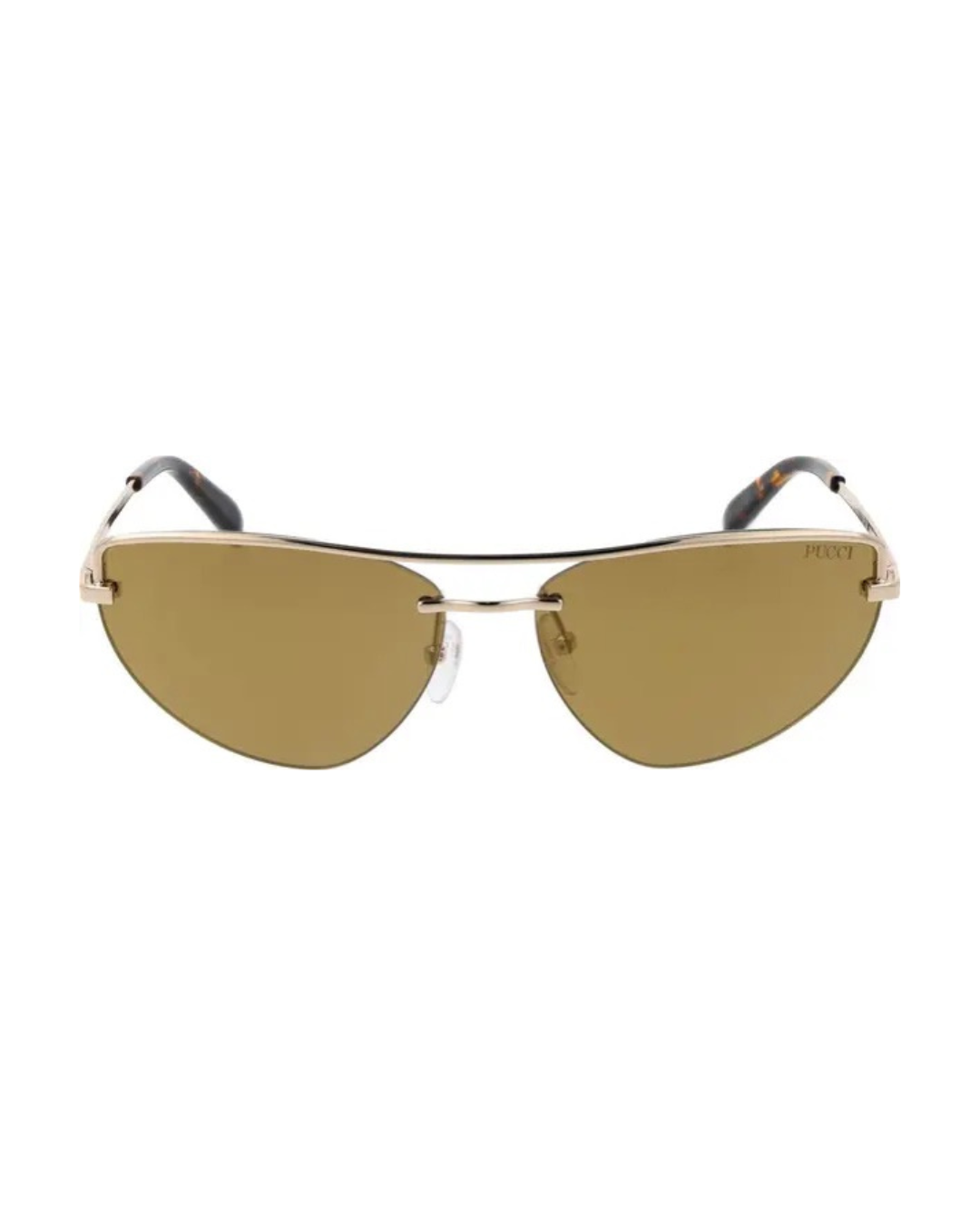 Emilio Pucci Gold Metal Sunglasses