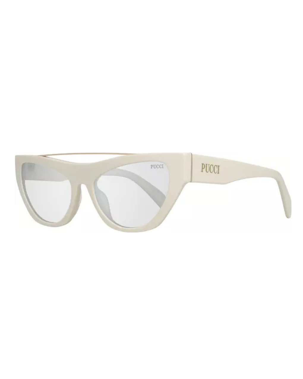Emilio Pucci White Metal Sunglasses